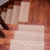 Self Adhesive Luminous Bear Claw Stair Mat Washable Safety Mute Step Anti-Slip Pad Water Absorbing Step Rug Carpet Stair