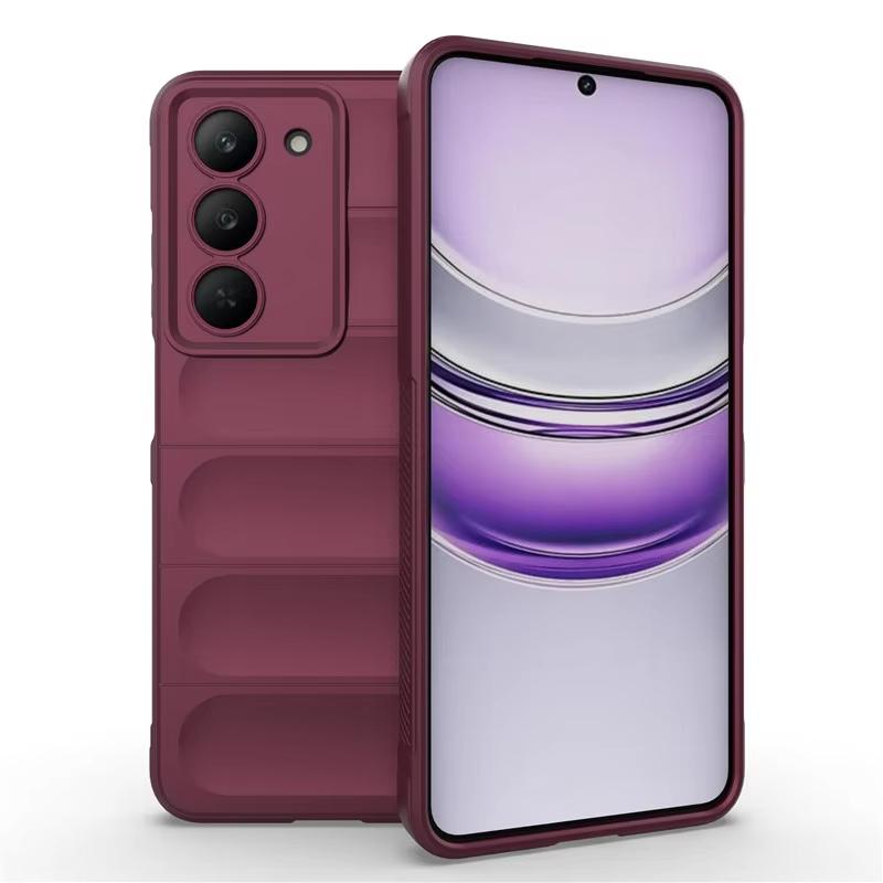 

Чехол для OPPO Realme V60 V60S V60Pro 5G задняя крышка телефона чехол мягкий жидкий силикон противоударный защитный чехол Funda Coque OPPO Realme V60 Pro сливовый