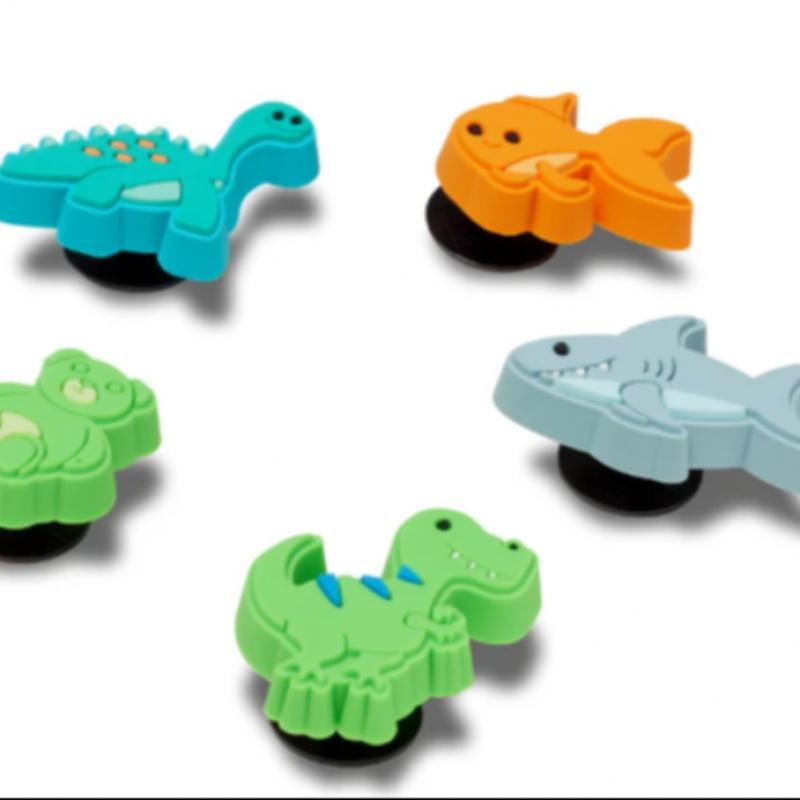 Crocs Cartoon Animal Zibbitz Set Of 5 10014810