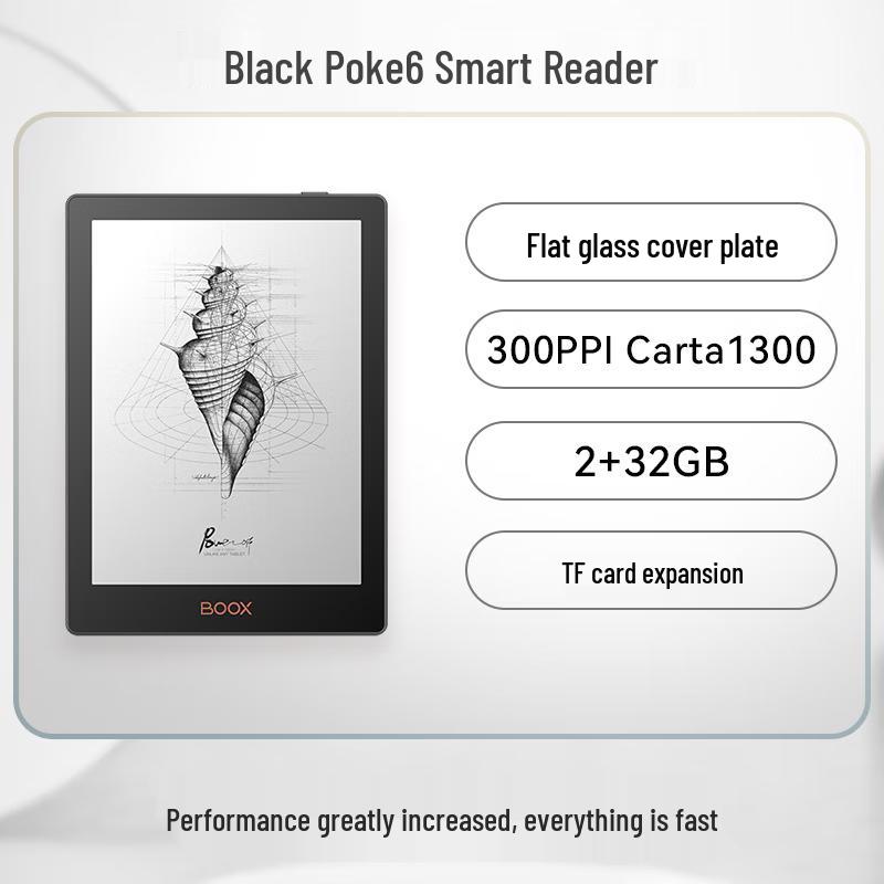 BOOX Poke6 6-inch E-reader (CN version)