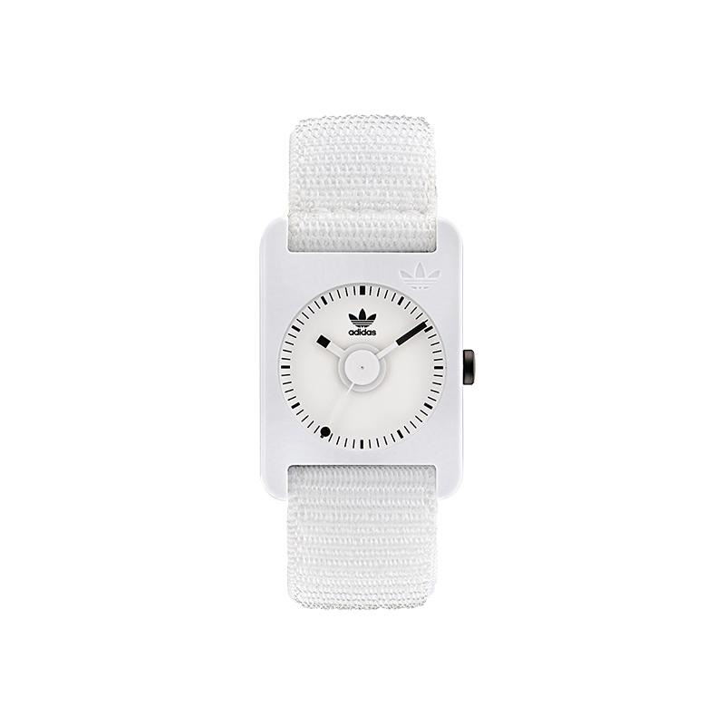 Adidas Originals Wrist Watch Quartz Movement Nylon Strap White Dial Unisex AOST225392I White