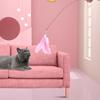 Detachable Feathers Wand 80CM Kitten Toys With Super Suction Cup Cat Teasing Wand  Cat Accesorios