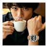 Watch for Men Analog Digital Quartz Watch 5 ATM Water Resistant Luminous Genuine Leather Strap Multifunctional Date Stopwatch Alarm Dual Time