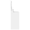 Bedroom Dressing Table with Storage White 80 x 39.6 x 135 cm