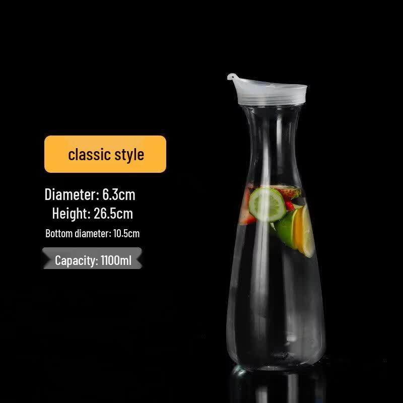 Acrylic Striped Juice Pitcher