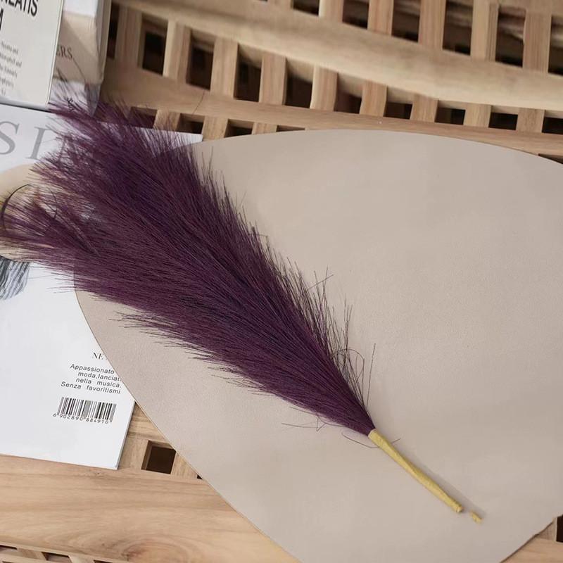 5Pcs 45cm Artificial Pampas Grass Bouquet Holiday Wedding Party Home Decoration Plant Simulation DIY Fake Flower Reed Boho