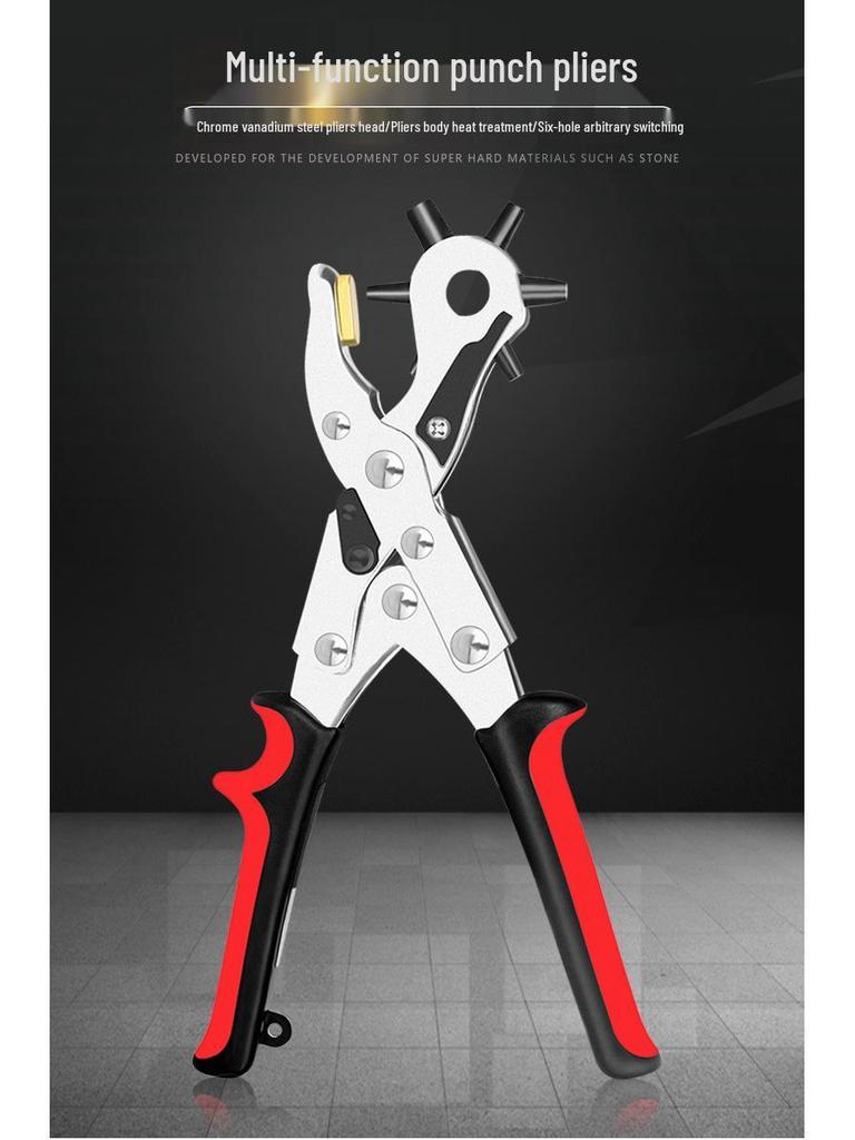 Otis Multi-Function Belt and Watch Strap Hole Punching Pliers