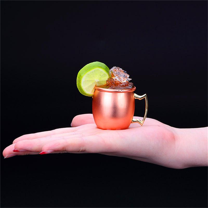 One Set 4pcs Stainless Pure Copper Cup for Bar