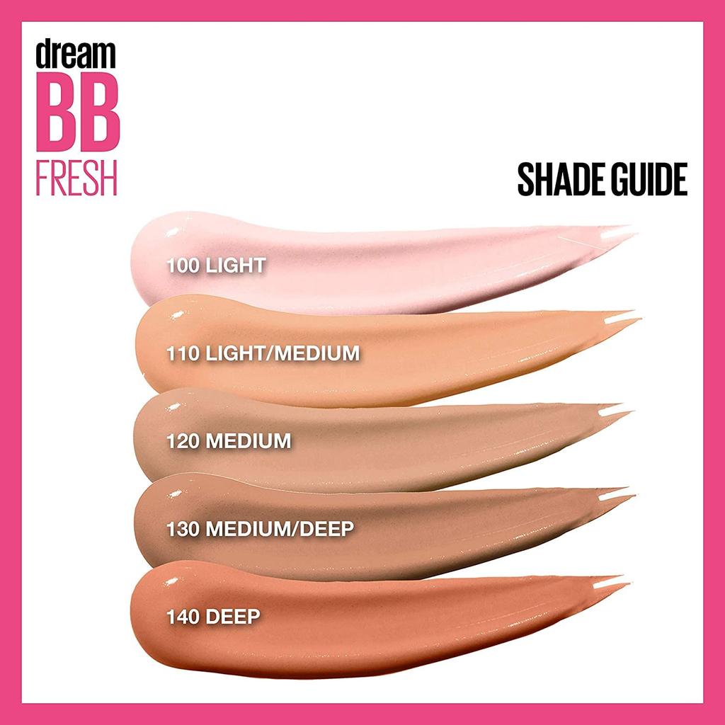 Maybelline Dream Fresh BB 8-in-1 Beauty Balm Skin Protector Medium Sheer Tint