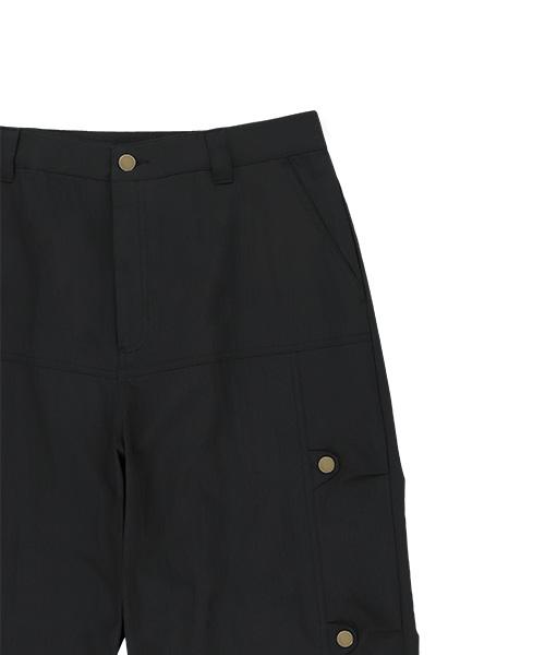 THE COLDEST MOMENT Tcm Vintage Saw Blade Pants (Black)