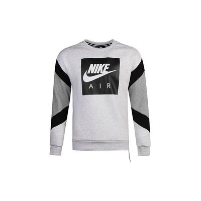 Felpa Air Crew Colorblock Uomo Top Grigio Chiaro 928636-051