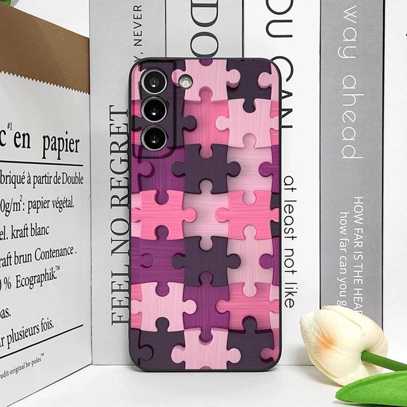 Stilvolle künstlerische Puzzle-Muster Handyhülle für OPPO Realme 14 Pro Plus 13+ 12 Lite 11 10 9 X7 PRO Ultra 5G Stoßfeste Rückseite