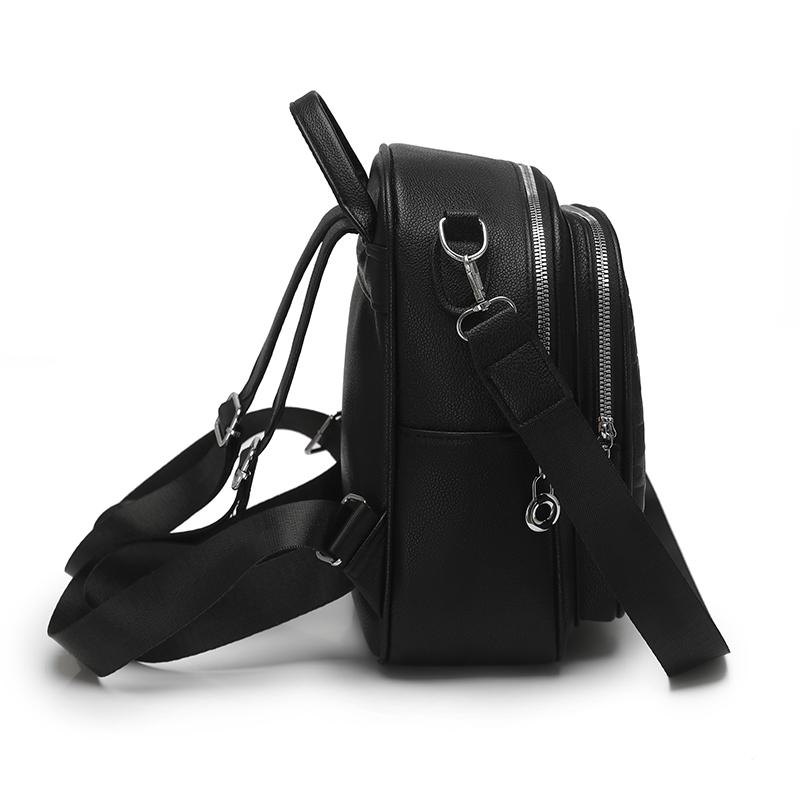 Women's Hand Shoulder Bag PU Large Capacity Commuter Backpack