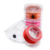 80 Meter/Karton DIY Kristall Perlen Stretch Elastisches Fadenband mit Box Bunt 0,8 mm Flaches Perlenband Schmuckherstellung Zubehör
