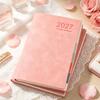 Office Supplies for Planning 2027 A5 Daily Planner, Imitation Leather 320 Page Schedule Notebook with Professional Time Management Journal Ribbon