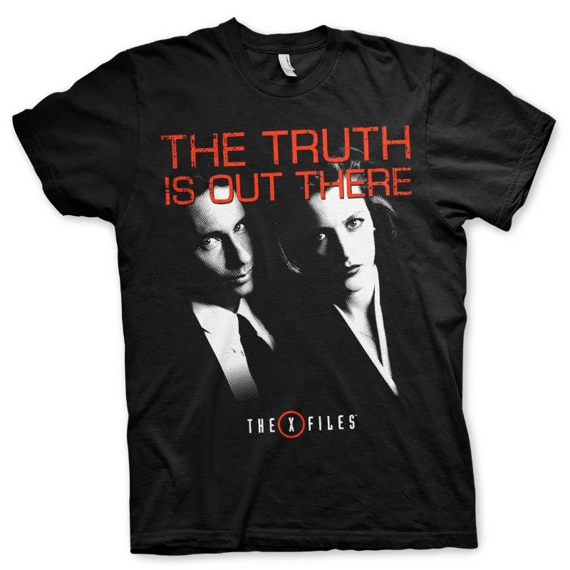 XFiles Tshirt Black Scifi Tshirt Retro Movie Merchandise Mens Tshirt Summer New Suitable for Both Men and Women