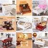 Mini Dancing Man Rotating Music Box: Sewing Machine, Gramophone, Typewriter Design