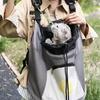 Breathable Dog Chest Bag Foldable Dog Backpack Universal Pet Carrier Backpack  Four Season