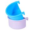 1-2pcs Bird Feeding Bowl Parrot Feeder Dish Easy to Install Bird Cage Feeder for Small Animals Pigeon Budgie Parakeets Lovebirds