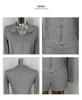 South Korea Slim Fit Pure Desire Long Sleeve Hoodie & Shorts Set for Women