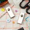7Pcs Magnetic Seam Guide Sewing Machine Guide Magnets Stainless Steel Hemming Clips Measurement Sewing Ruler Quilting