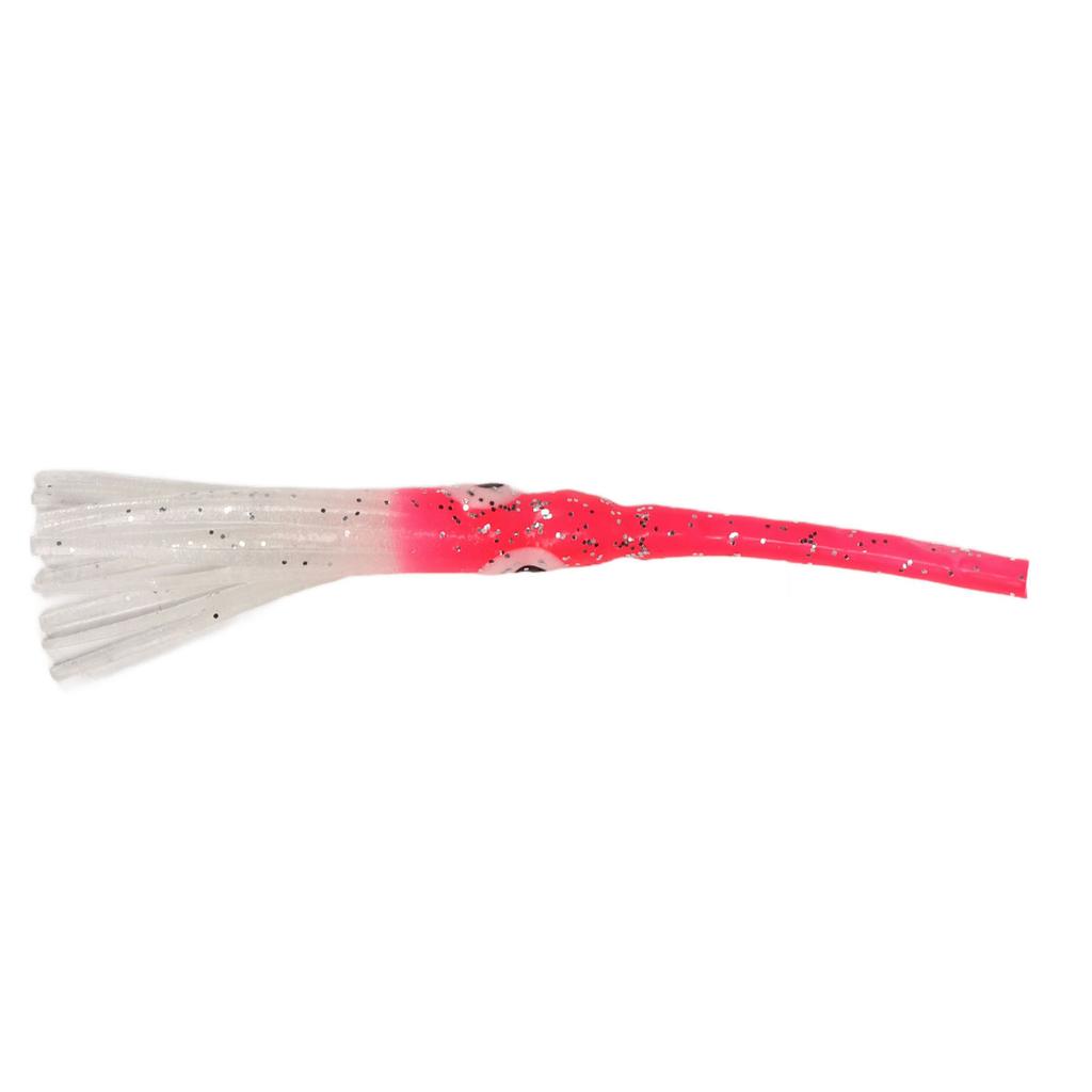 30pcs Luminous Squid Skirts Soft Artificial   Luminous Bait for Saltwater Freshwater
