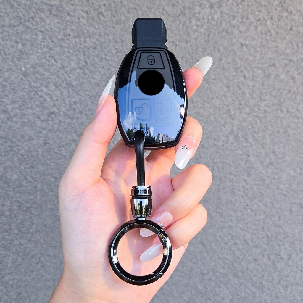 Transparent Tpu For Mercedes Benz C S Glc Eqe Eqs Class W223 X254 V297 V295 W206 S206 X206 Car Key Fob Case Cover Accessories