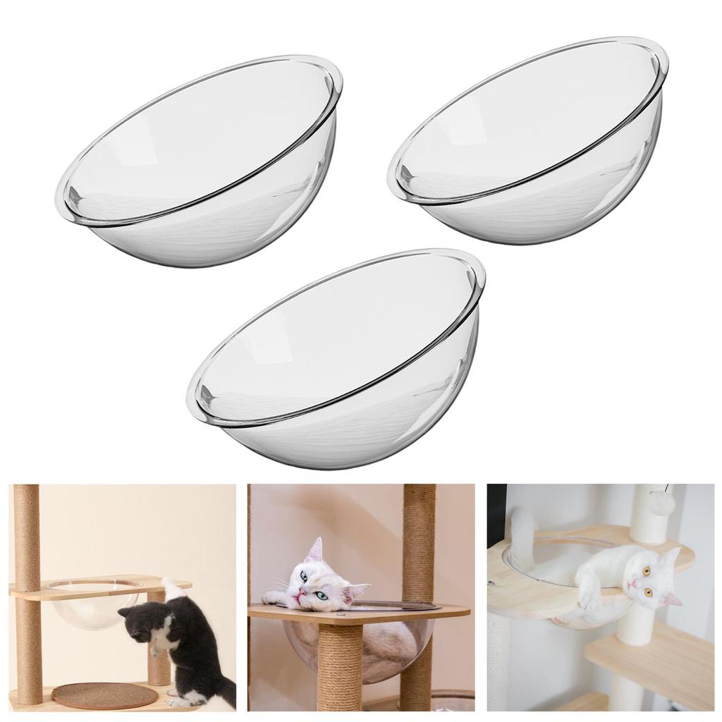 Cucce per Gatti a Capsula Trasparente Casa per Gatti Centro Attività Universale Nido per Gattini Copertura a Cupola a Capsula per Gatti che si Rilassano Gattini