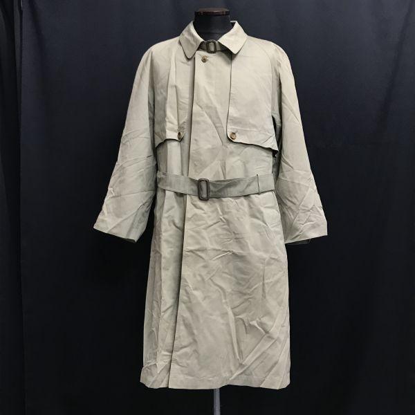 

Lanvin Belted Trench Coat Men M Light Khaki Beige