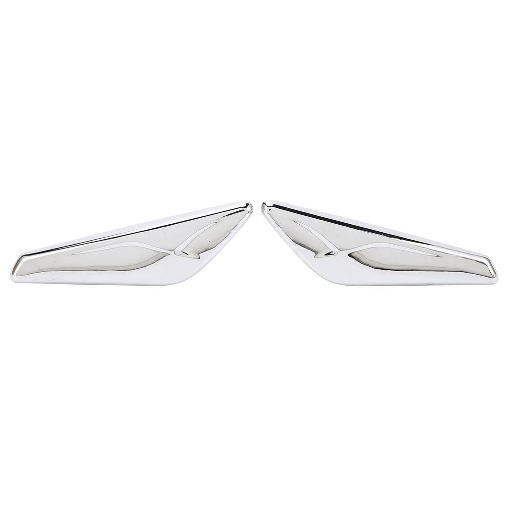 2PCS Front Fender Chrome Finisher 51117338569 Replacement for X3 X4 F25 F26 2013‑2017