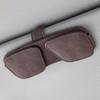 Multifunctional Sunglasses Holder Magnetic Card Holder Convenient Car Sun Visor Clip  Car Interior