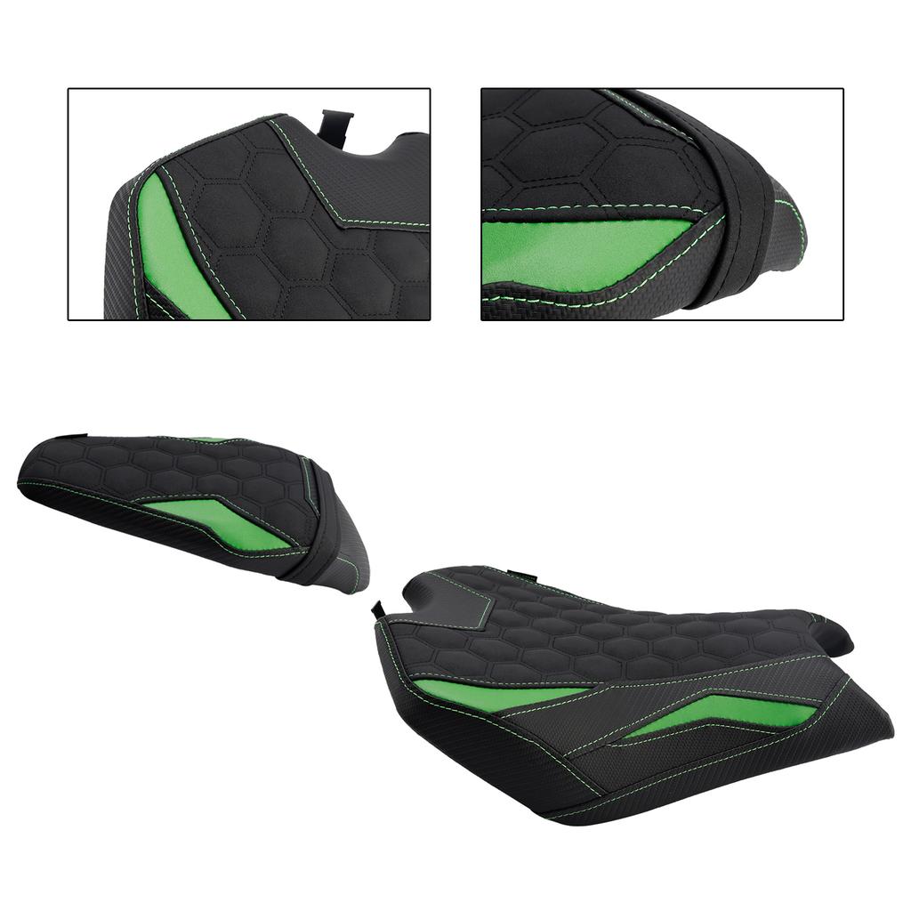 Front&Rear Raider Passenger Cushion Kit Green2 For Kawasaki Z900 Zr900-F 2025-