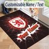 Custom Text Printed Rug Middlesbrough FC Non Slip Floor Carpet For Home Room Decor