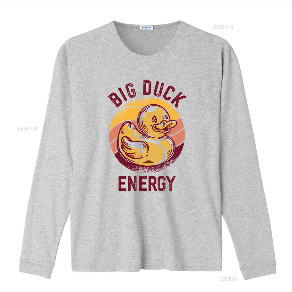 Big Duck Energy Rubber T Shirt  vintage Washed streetwear Stylish Slightly Top For Everyday Wear Unisex fashion Casual