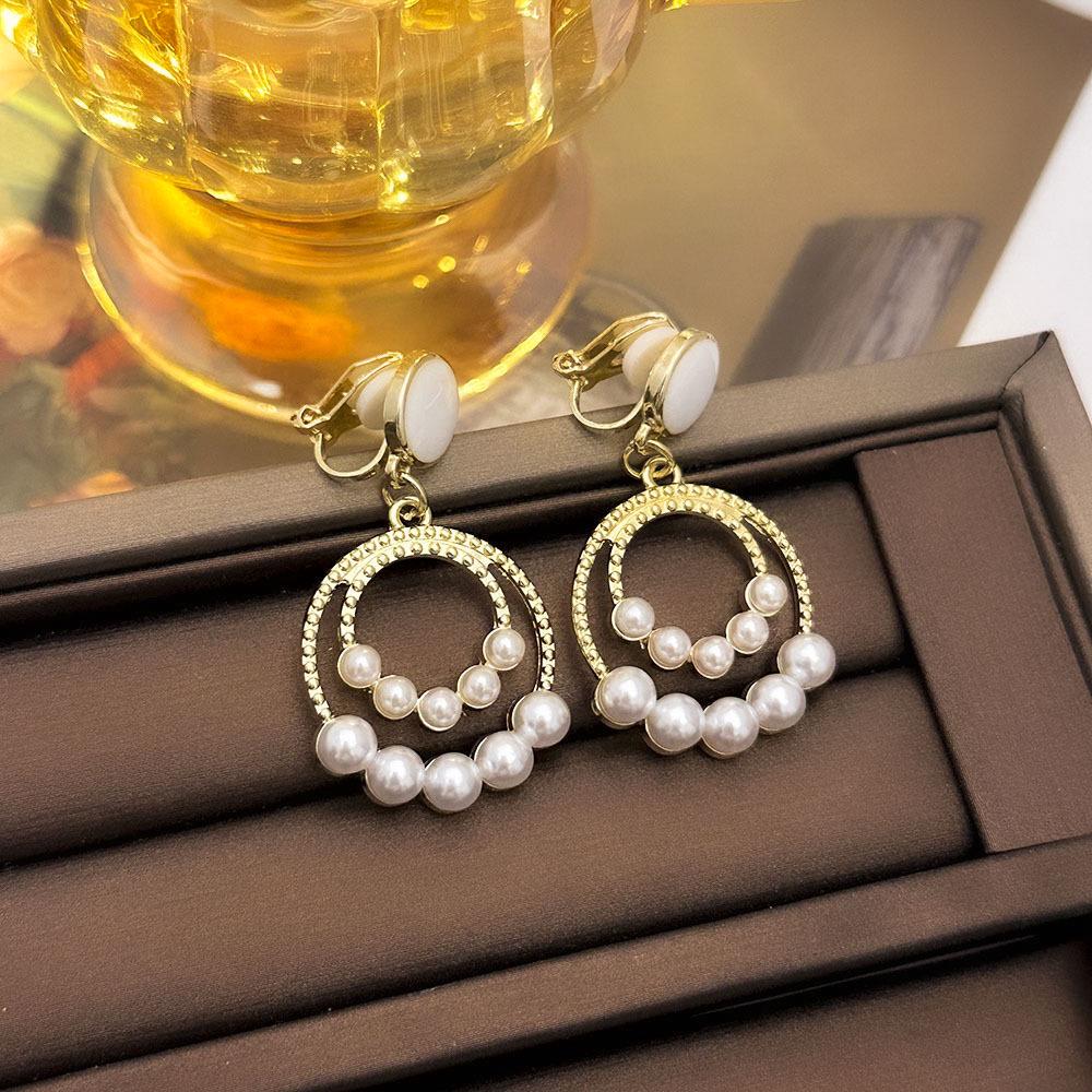 High-End Französische Dreieck Ohrclips ohne Piercing - Damen Einfache, Elegante, Luxuriöse Ohrringe