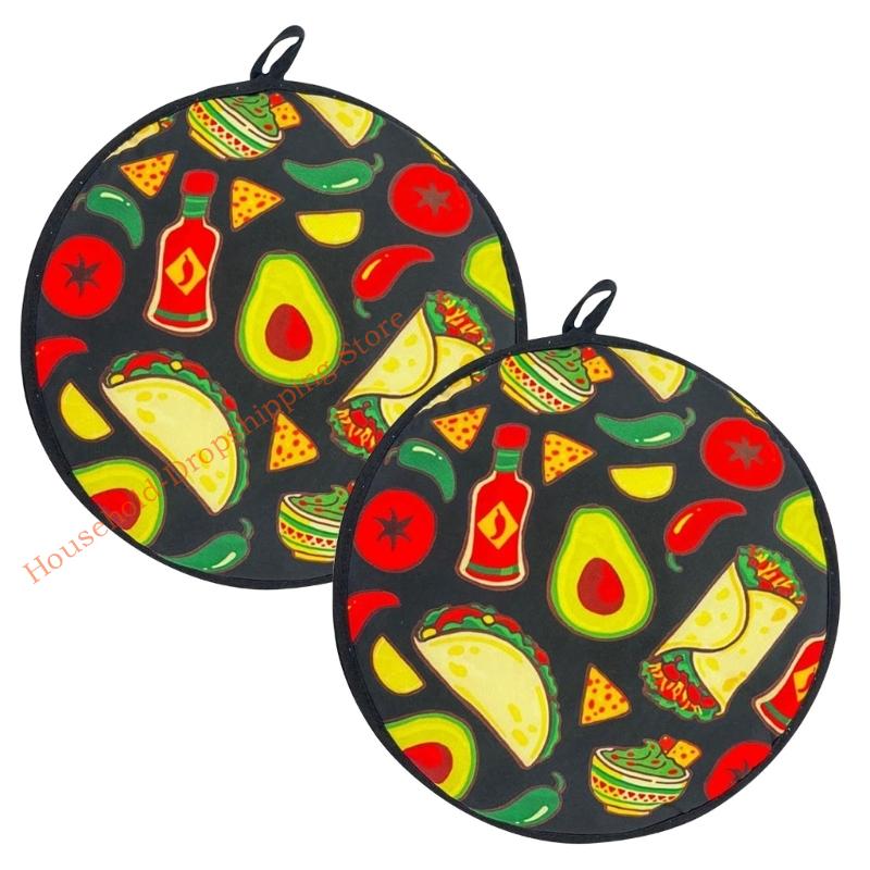 Pack of 2 Large Capacity 12 Foot Wrap Heating Bags That Keep Tortillas Warm for Family Gatherings and Excursions