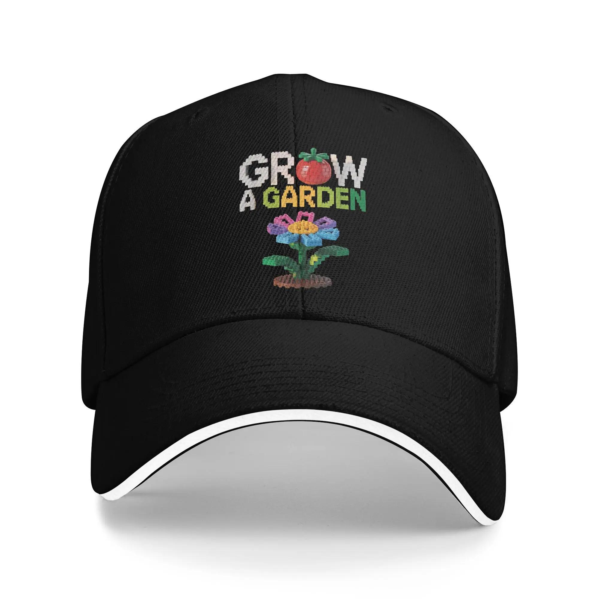 

Grow A Garden Candy Fruit Gamer Building Block Lovers Sun Baseball Cap Spring Casual Trucker Hat For Unisex Unisex Baseball Caps One Size