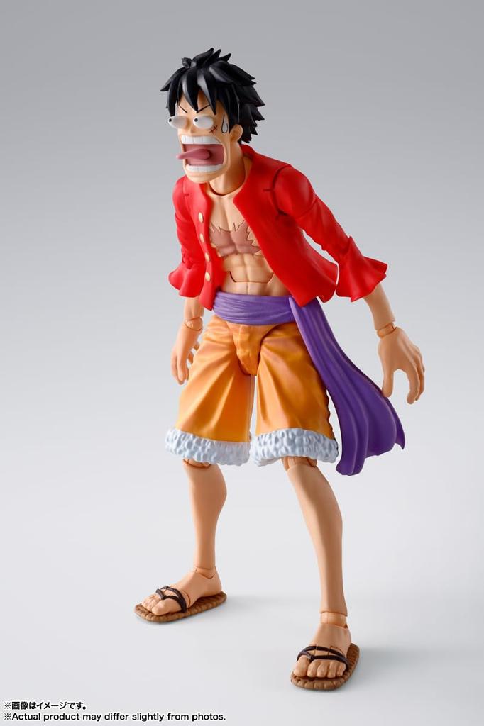 TAMASHII NATIONS ONE PIECE Monkey Luffy Onigashima Invasion 145mm ABS PVC Painted Movable Figure S.H.Figuarts D. - - Approx. &
