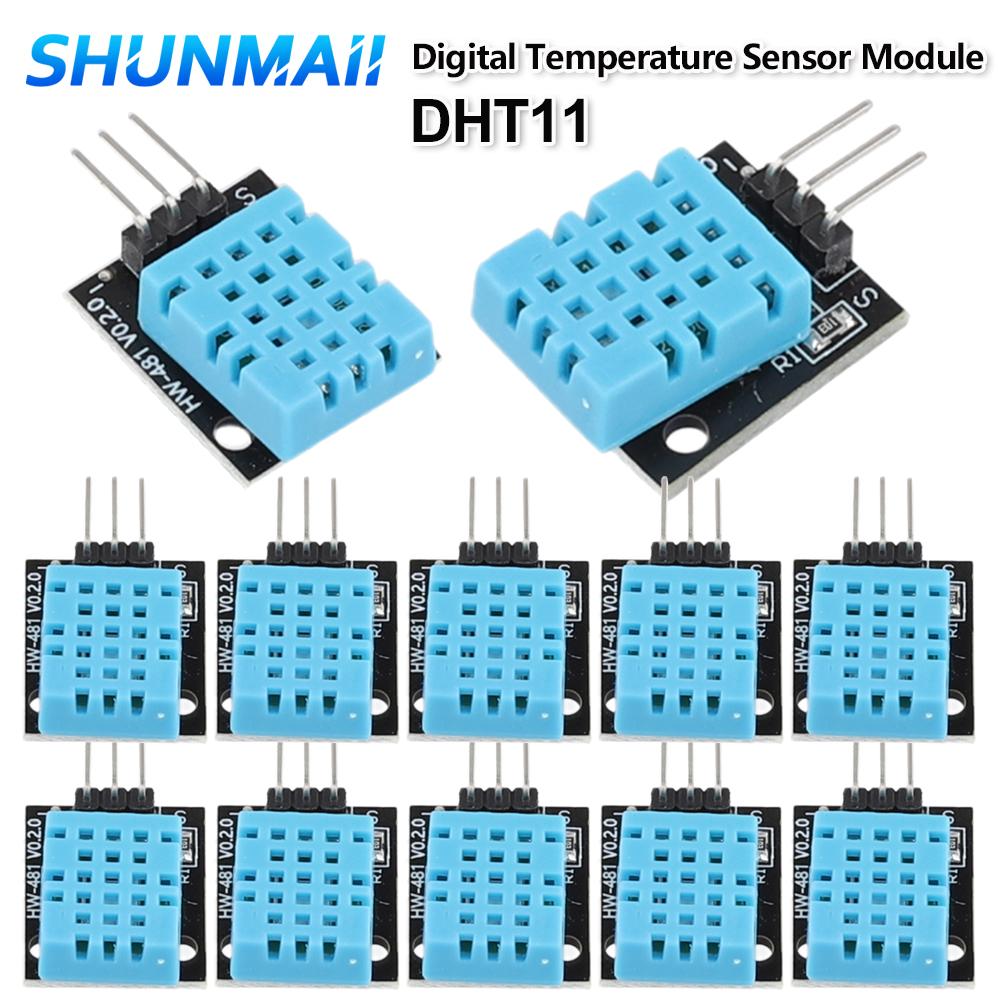 0-50 Celsius KY-015 Digital Temperature Humidity Sensor Module DHT11 Digital Temperature Sensor Module 3.3V-5V DIY Starter Kit