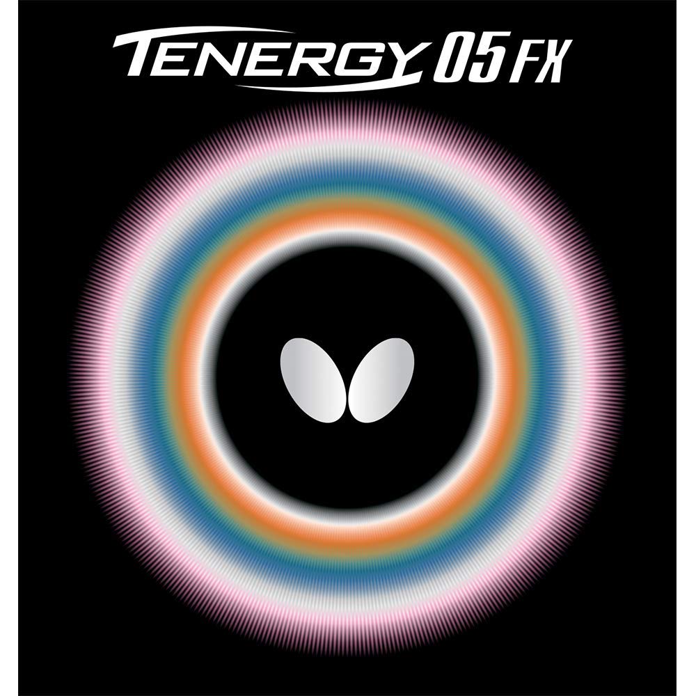 Butterfly Table Tennis Rubber, Tenergy 05 FX, Inner Soft, Tension (Spin), 05900, Black, Extra Thick