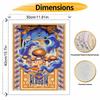 Disney Aladdin Genie Oil Paint by Numbers Painting Kit Handmade Diy Home Decor Gifts Adult Canvas Art Relaxing Creative Hobby Leisure