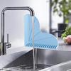 1/2 Adet Silikon Duş Sıçrama Koruyucu Emişli Su Geçirmez Mutfak Lavabosu Banyo Duş Küvet Köşe Su Engelleme Bölme Kalkanı