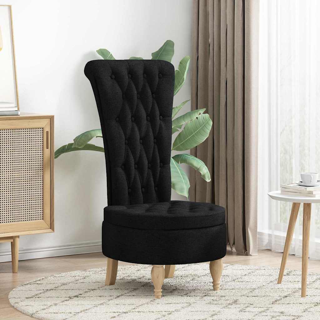 Black Sleeper Armchair 56.5 X 70 X 110 Cm Fabric