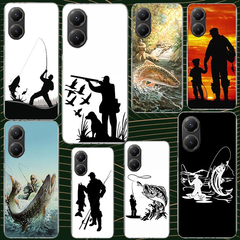 Jagd Angeln Mann Hülle für Xiaomi Poco X7 F7 Ultra X6 F6 F5 X5 Pro X3 Nfc Handyhülle X4 F4 Gt F3 M6 M5S M3 Silikon Funda