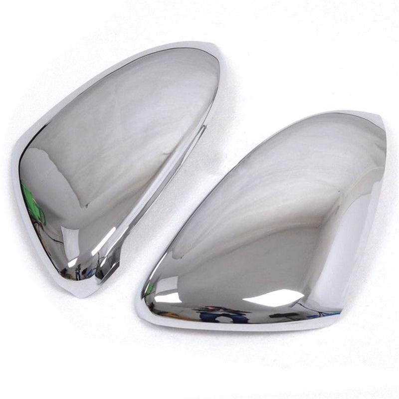 For Volkswagen VW Golf 7 7.5 GTI R 2014 2015 2016 2017 2018 Rearview Mirror Cover Trims ABS Chrome Car Styling Accessories