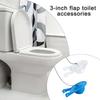 2Pcs Bathroom Drain Tank Water Saver Home Seal Tank Flapping Cover 3inch Universals Toilet Stoppers Flapper Enduring