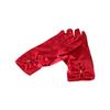 Dinner Gloves Red Hand Sleeve Bridal Bow Gloves Wedding Bridal Gloves Satin Mittens Women Gloves