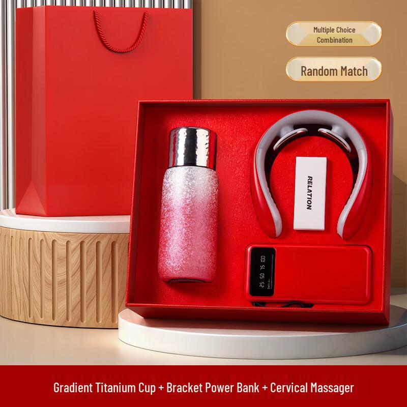 Lailuo 3-in-1 Gift Set with Thermos & Massager