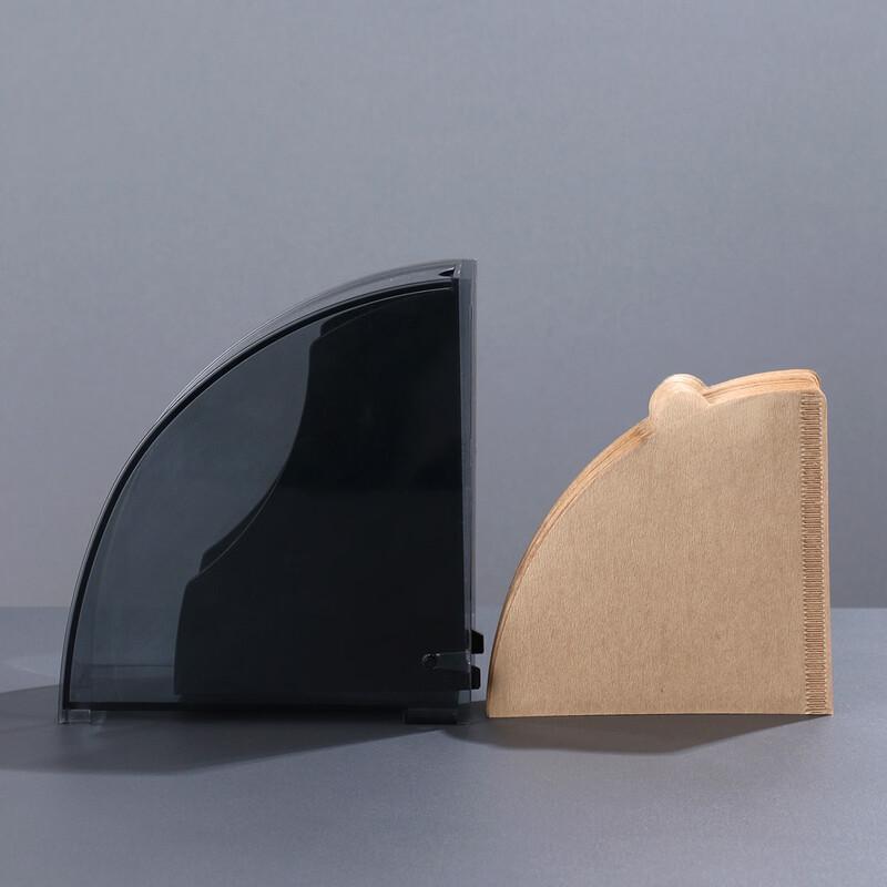 Wooden Pour-Over Coffee Filter Paper Storage Box