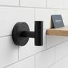 5 PCS Black Bathroom Hardware Set Wall Mounted Towel Rack Set  Household Use
